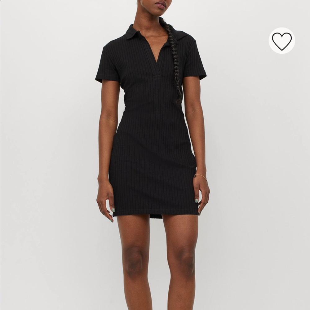 H&M Small ribbed dress EUC